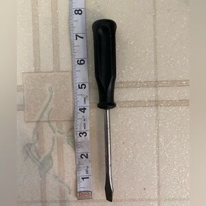 Vintage Flathead Screwdriver Plastic Made In USA Antique